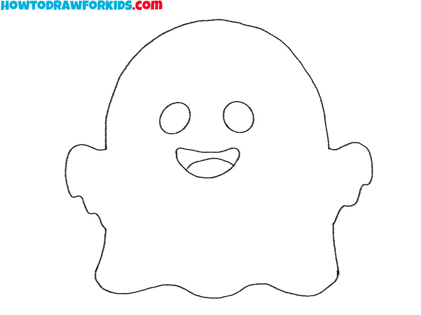how to draw a realistic ghost step by step