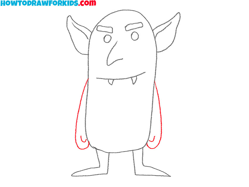 how to draw a realistic goblin