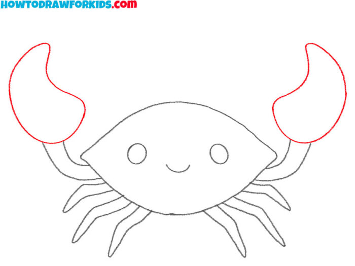 How to Draw a Crab Step by Step Easy Drawing Tutorial For Kids