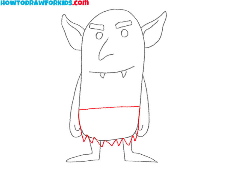 How to Draw a Goblin Easy Drawing Tutorial For Kids