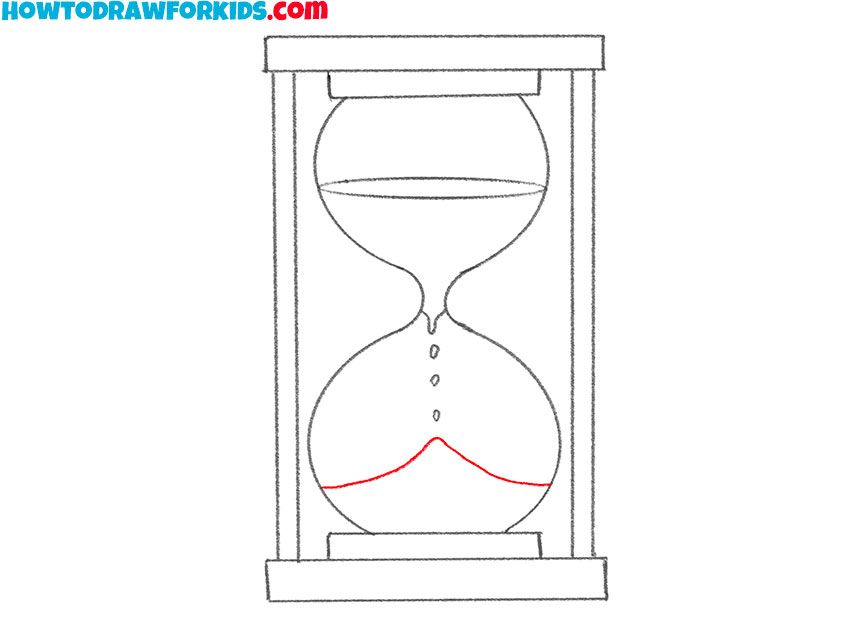hourglass drawing guide