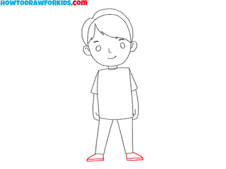 How to Draw a Cartoon Boy - Easy Drawing Tutorial For Kids