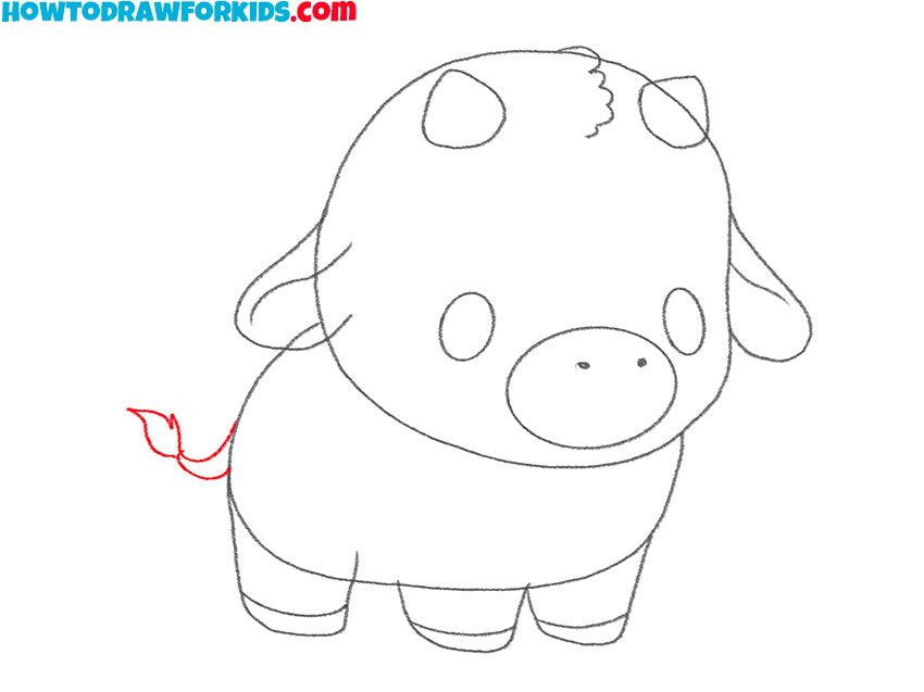 how to draw a cow drawing