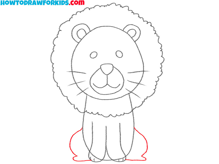 how to draw a lion for beginners