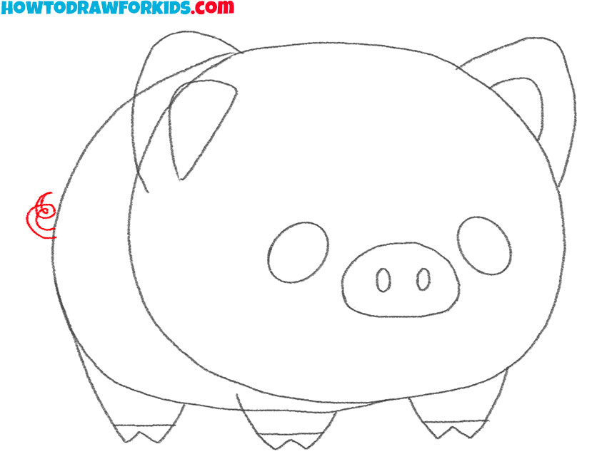 How to Draw a Pig Step by Step Easy Drawing Tutorial For Kids