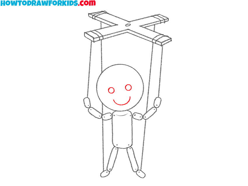 How to Draw a Marionette Puppet - Really Easy Drawing Tutorial