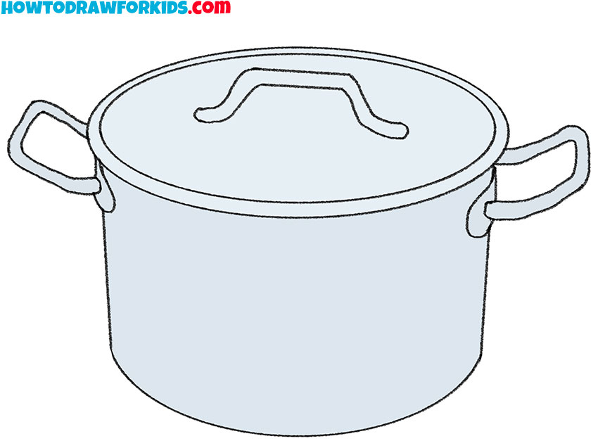  simple pot drawing