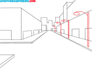 How to Draw a Street - Easy Drawing Tutorial For Kids