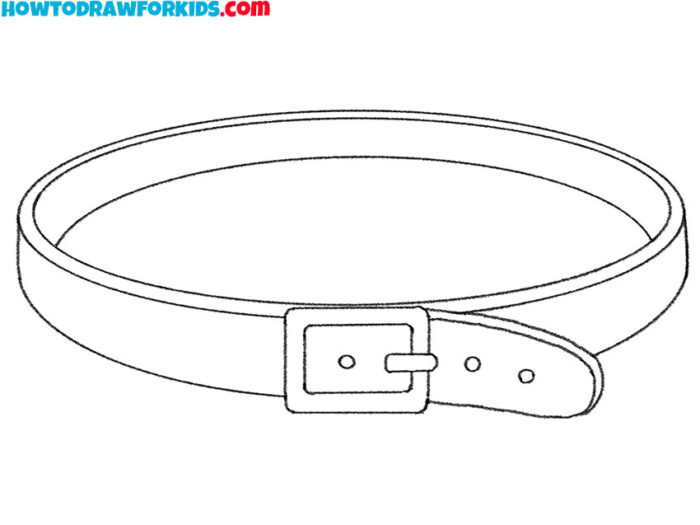 How to Draw a Belt Easy Drawing Tutorial For Kids