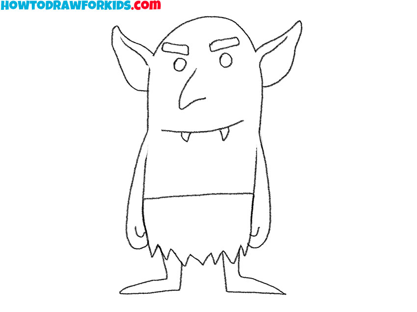 goblin drawing tutorial for kids