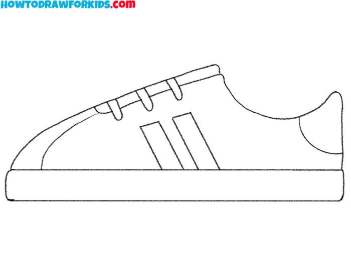 How to Draw a Shoe Step by Step Easy Drawing Tutorial For Kids