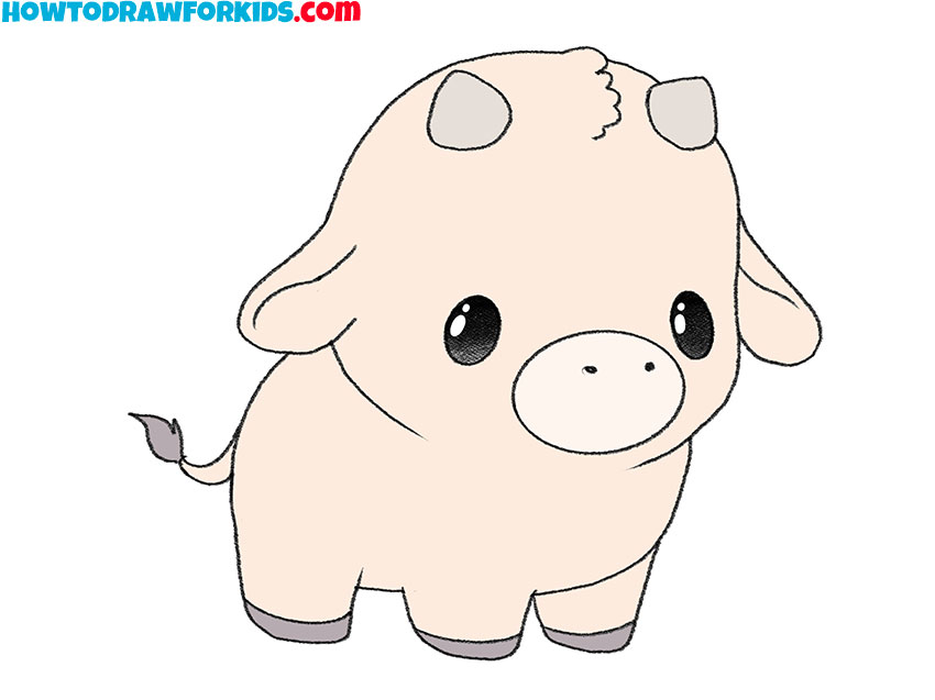 How to Draw a Cow - Video Tutorial -