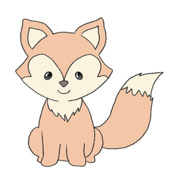 How to Draw a Baby Fox