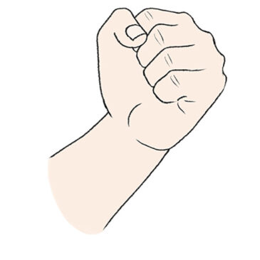 How to Draw a Clenched Fist