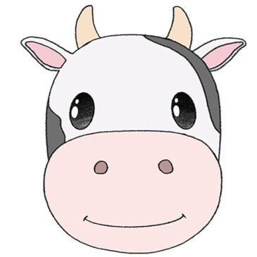 How to Draw a Cow Head