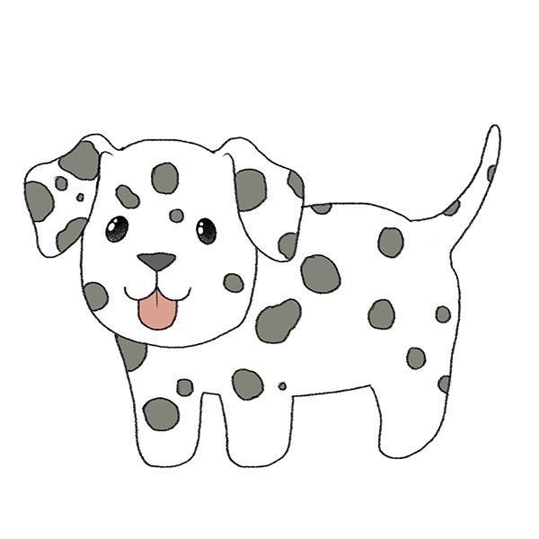 How to Draw a Dalmatian