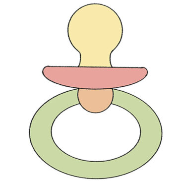 How to Draw a Pacifier