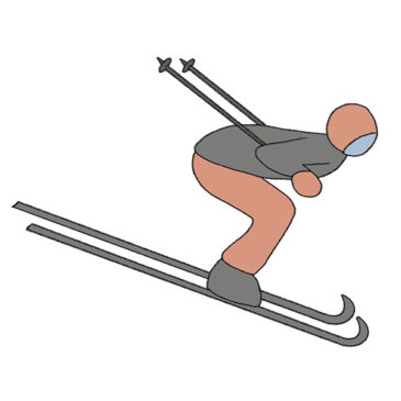 How to Draw a Skier