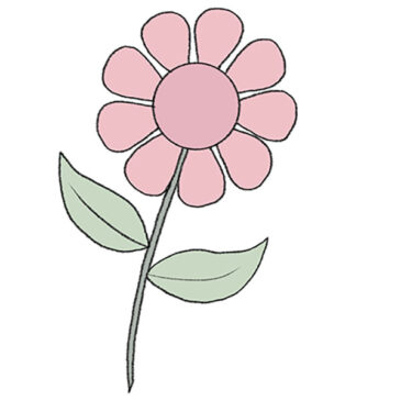 How to Draw a Small Flower