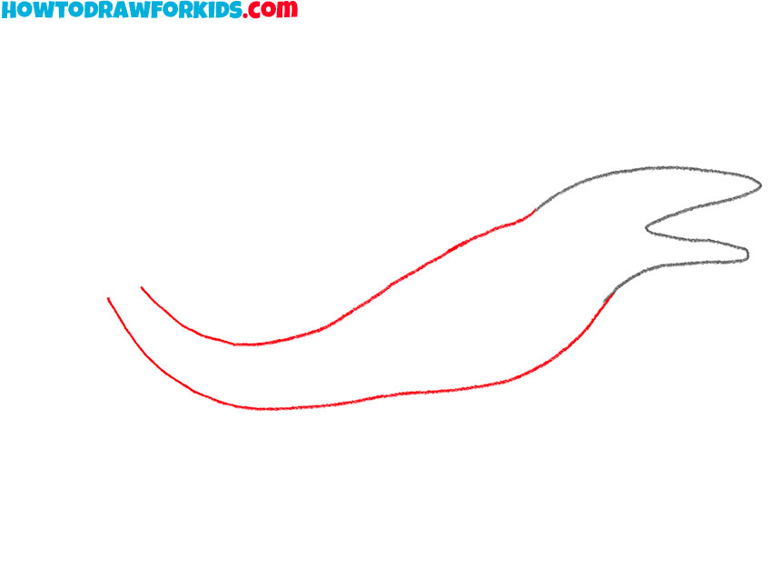 how to draw a mosasaurus easy