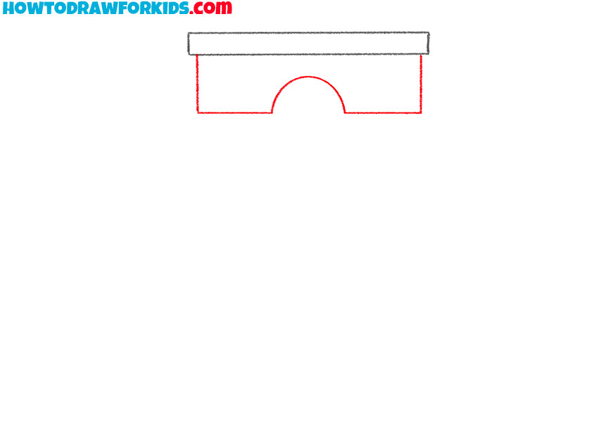 how to draw an arch bridge in 3d