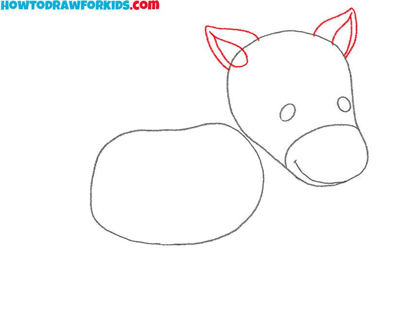 how to draw a cute cartoon horse