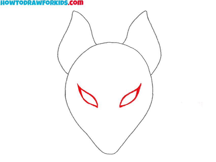 how to draw a drift mask for kids