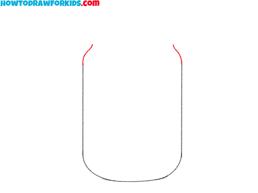 how to draw a mason jar for kids