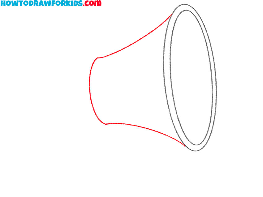 how to draw a megaphone for kids