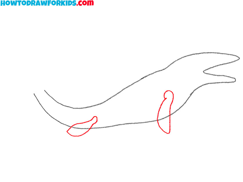 how to draw a mosasaurus realistic