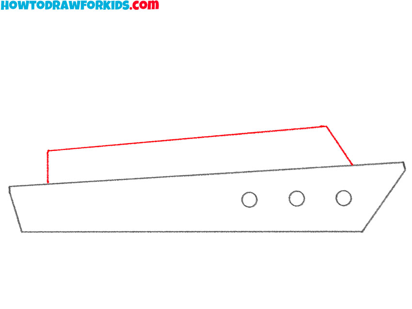 how to draw a realistic cruise ship