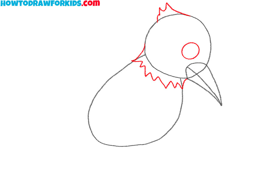 how to draw a woodpecker art hub