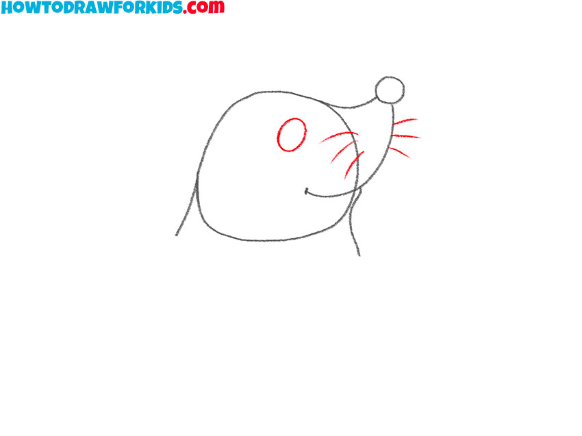 how to draw a cartoon mole
