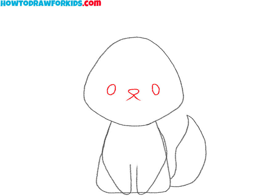how to draw a cute fennec fox
