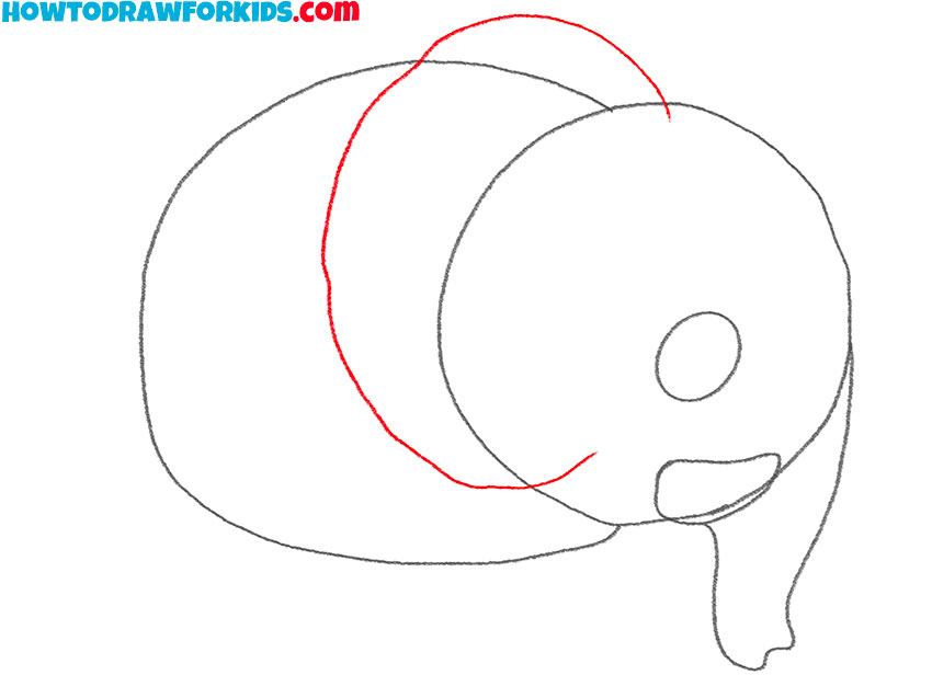 how to draw a elephant cute