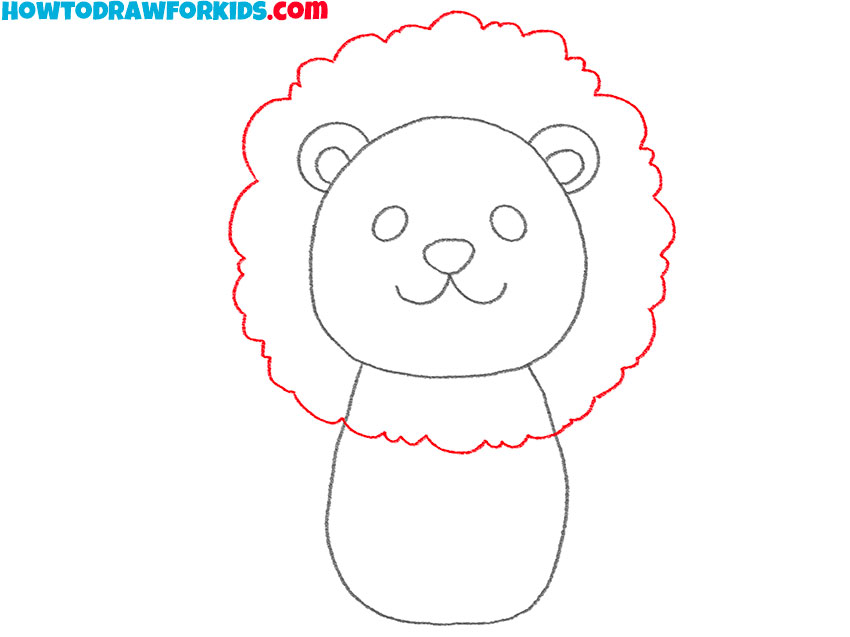 how to draw a lion cub realistic