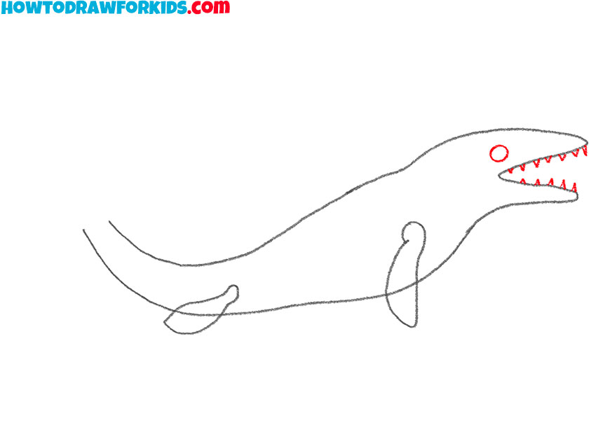 how to draw a mosasaurus art hub