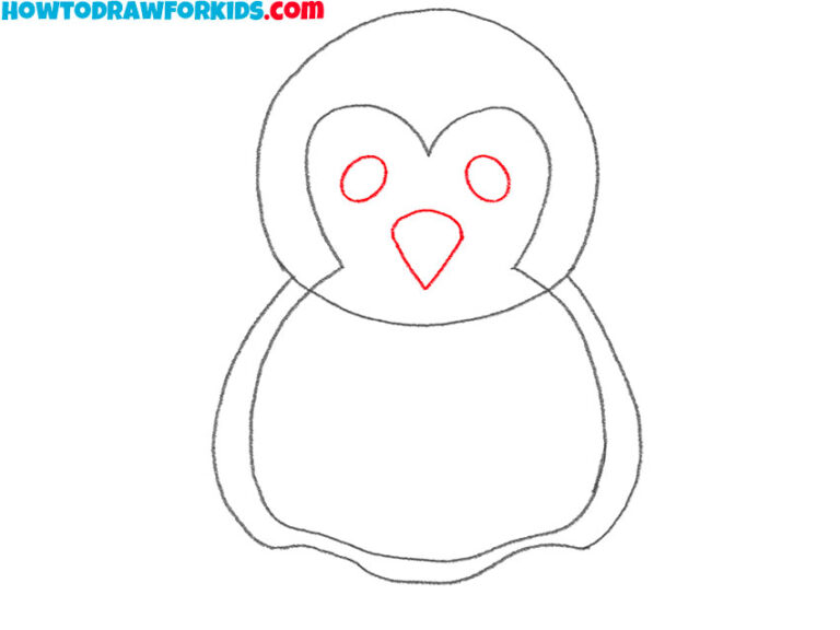 How to Draw a Penguin Easily - Easy Drawing Tutorial For Kids