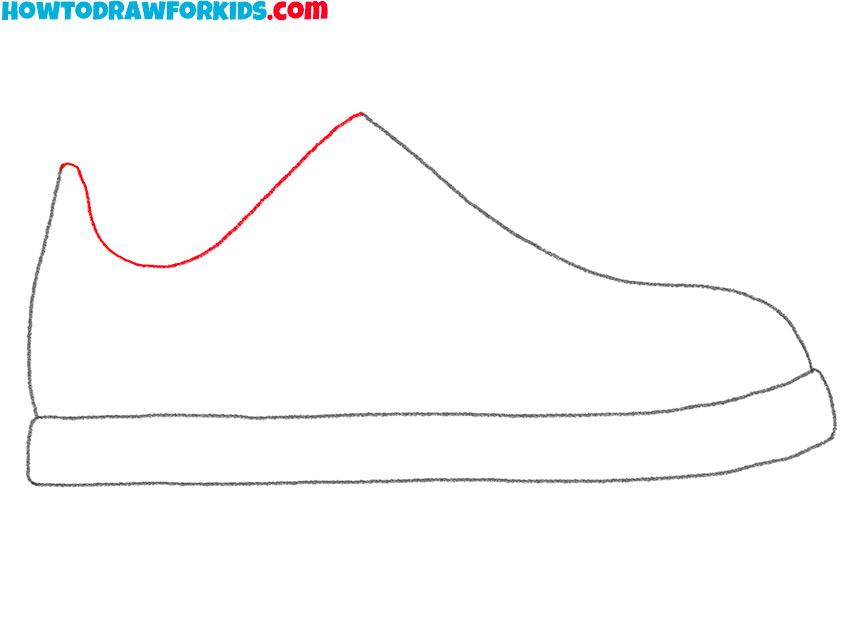 how to draw a shoe jordan