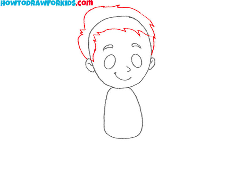 How to Draw a Little Boy Easy Drawing Tutorial For Kids
