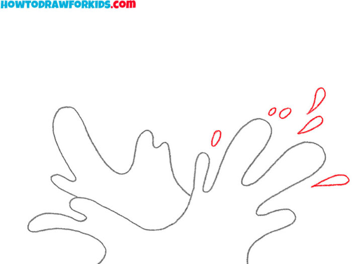 How to Draw Water Splashes Easy Drawing Tutorial For Kids