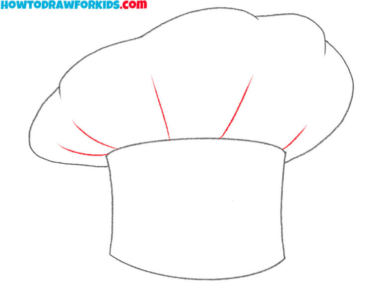 How to Draw a Chef Hat Easy Drawing Tutorial For Kids