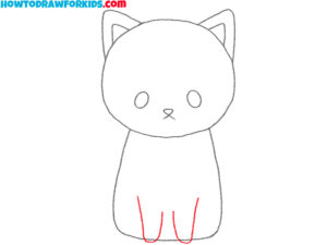 How to Draw a Cute Kitten - Easy Drawing Tutorial For Kids
