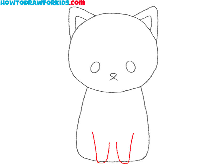 cute kitten drawing tutorial