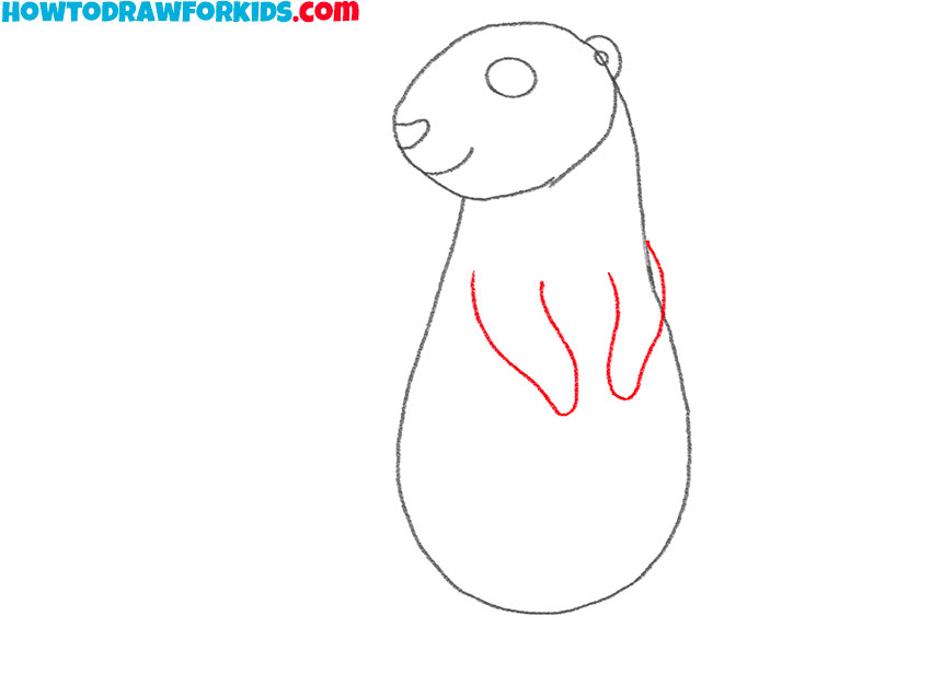 how to draw a cartoon prairie dog