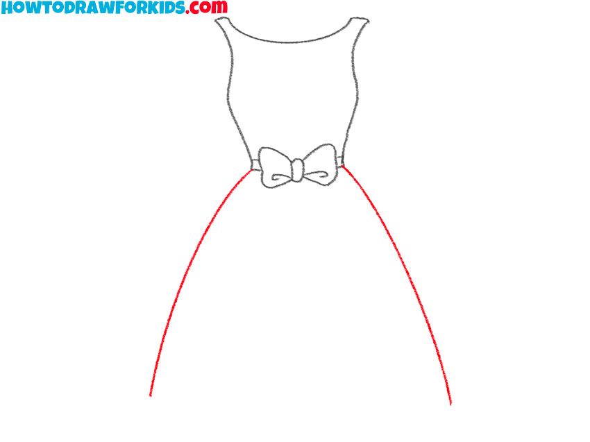 How to Draw an Easy Dress Easy Drawing Tutorial For Kids