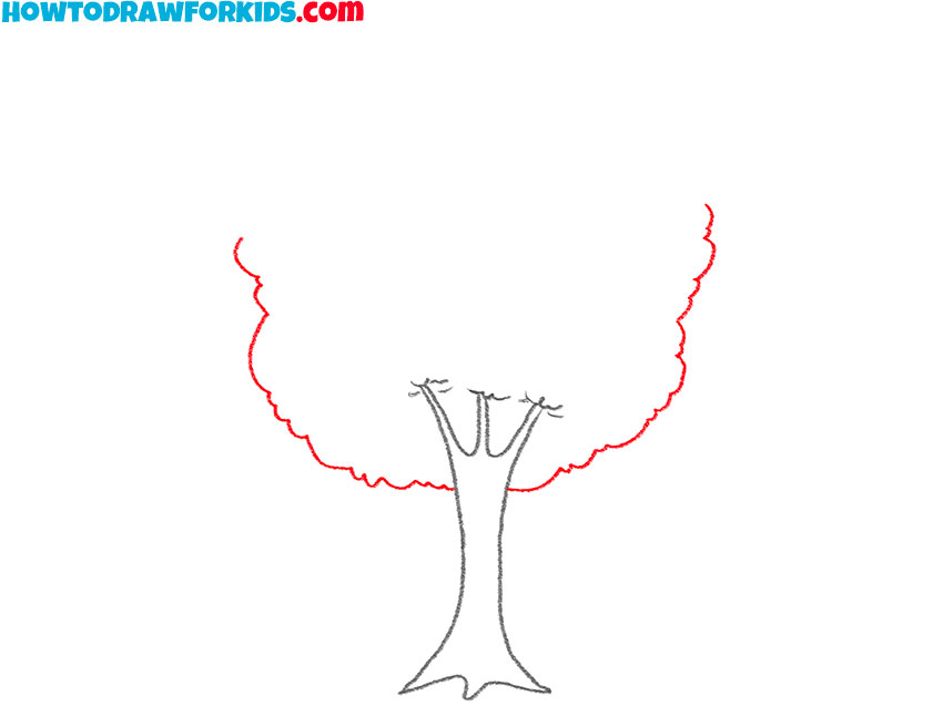 how to draw a fall tree art hub