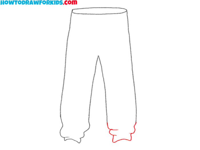 How to Draw Baggy Pants - Easy Drawing Tutorial For Kids