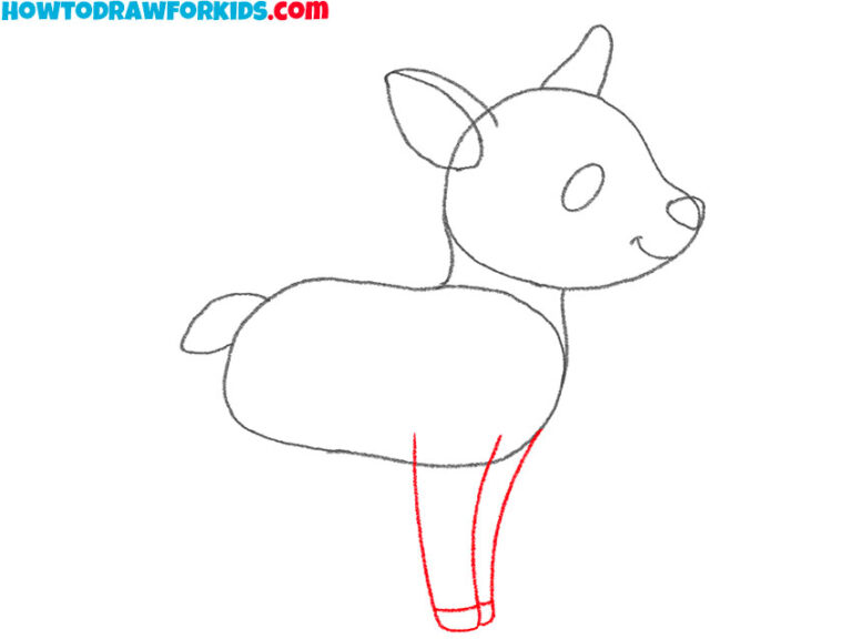 How to Draw a WhiteTailed Deer Easy Drawing Tutorial For Kids