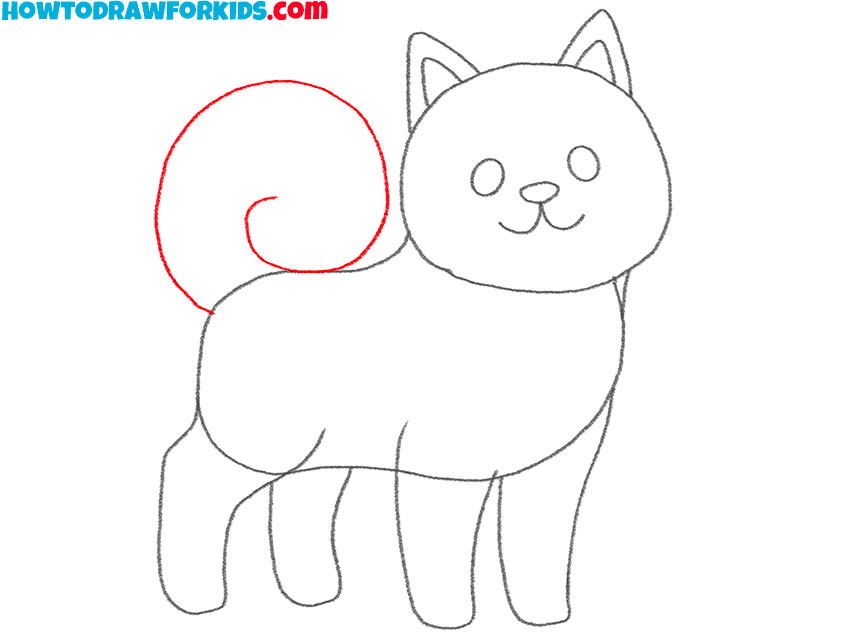 anime dog drawing guide